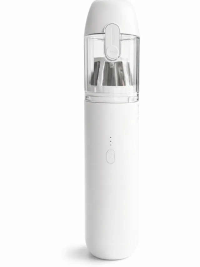 Lexo Kruimeldief PRO25- Draadloos opladen - 5 Opzet Stukken - 12000PA - Zwart - AutoStofzuiger - Mini Stofzuiger - HEPA Filter - Met Oplaadstation - EasyClean - Wit - Met Blaasfunctie om bv luchtbed op te blazen