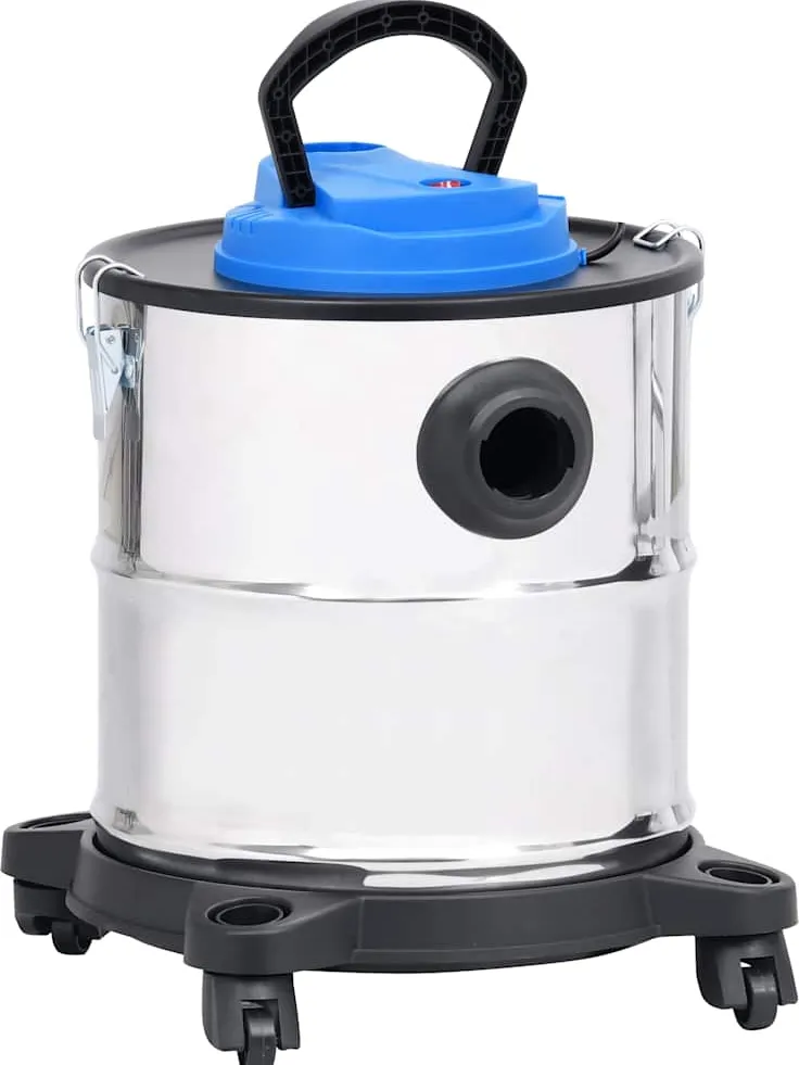 vidaXL Asstofzuiger met HEPA filter 1200 W 20 L roestvrij staal, foto 2