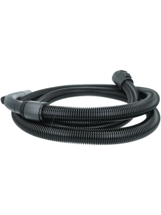 VHBW Vervangingsslang compatibel met Kärcher WD 2500 M, WD 2500 M *EU (1.629-580.0) stofzuiger - 3,5 m, handvat, 35 mm ronde aansluiting zwart