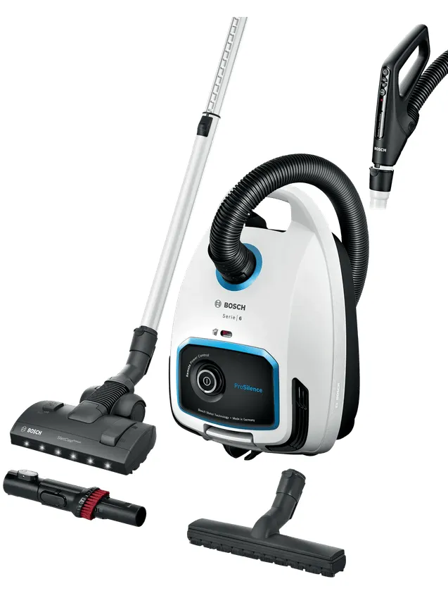 Bosch Serie 6 ProSilence BGB6SIL0L wit met verlichting