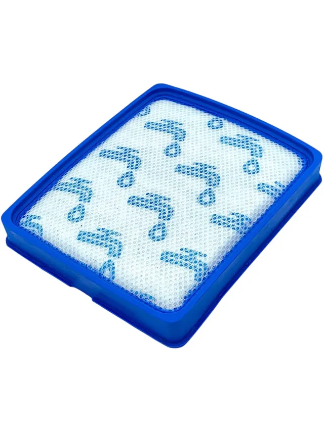 Fixem Geschikt voor Philips PowerPro Expert FC6042 - FC8003 - CP0618- Stofzuiger filter - Motorfilter (exclusief raamwerk) - Uitwasbaar - 1 Stuk Blauw