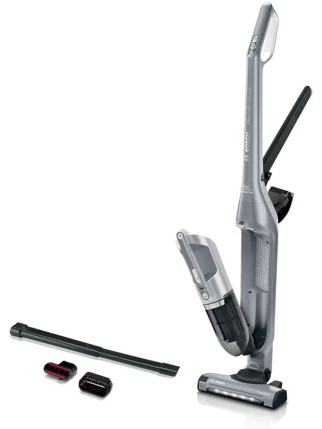 Bosch BCH3K2301 steelstofzuiger zonder zak wit Grijs