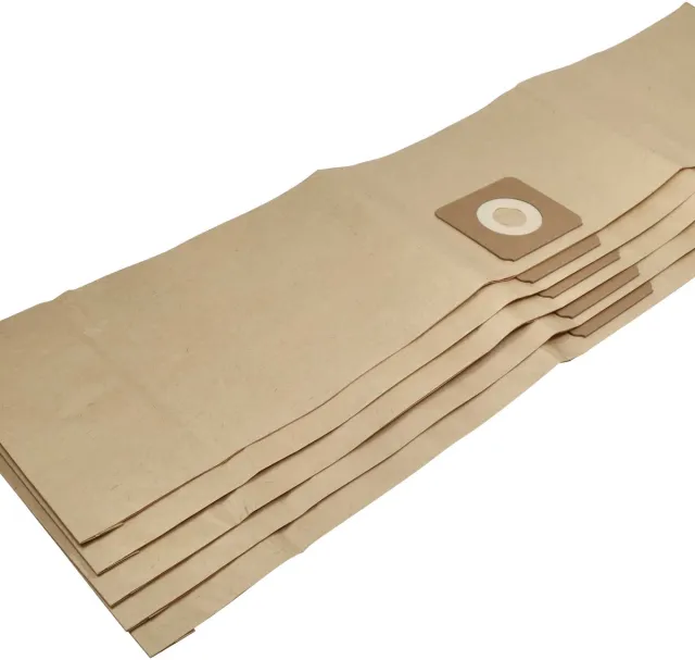 VHBW 5 stuks stofzakken, compatibel met de Bosch UniversalVac 15-stofzuiger – 85,95 cm x 19,9 cm, bruin