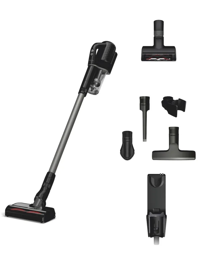 Miele DuoFlex HX1 Cat&Dog steelstofzuiger zwart