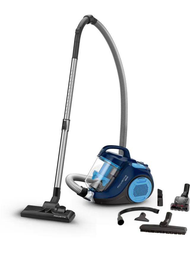 Rowenta Swift Power RO2981 - Stofzuiger - Zonder Zak - Compact - Krachtige Zuigkracht - Eenvoudig in Gebruik Blauw