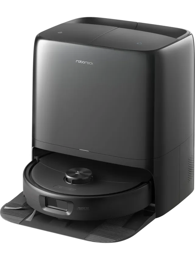 Qrevo 2 Pro-Robotstofzuiger-FlexiArm-technologie-25000 Pa-dubbel anti-klitsysteem-Intensieve tapijtreiniging 15 mm Dweilverhoging-Drogen met 45°C hete lucht en zelfreiniging op 75°C-Roborock SmartPlan 3.0-Reactive Tech obstakelvermijding zwart
