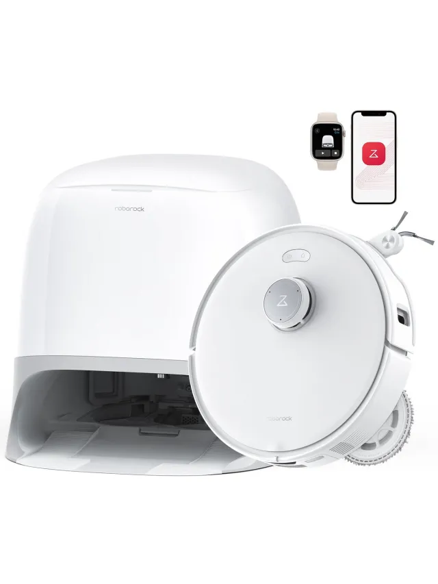 Roborock Qrevo Curv 5A1 0,325 l Zwart, Wit