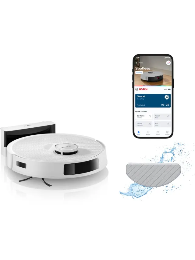 Bosch BCRC2W robotstofzuiger 0,4 l Wit