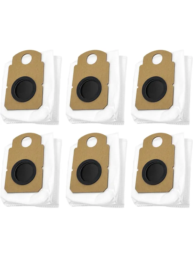 Plus.Parts Dyson Auto-empty Dok Stofzakken (6 Stuks, Plus.Parts® alternatief voor 975738-01) Overig