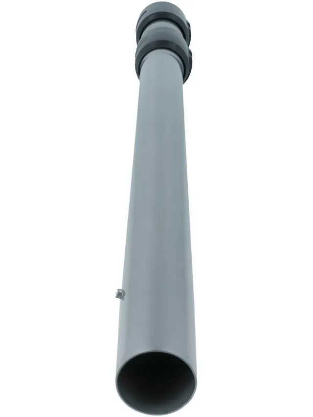 VHBW stofzuigerslang compatibel met Philips PerformerPro FC9195/01, FC9197/91 stofzuigers - 35 mm aansluiting, 56 - 86,5 cm, zwart/zilver