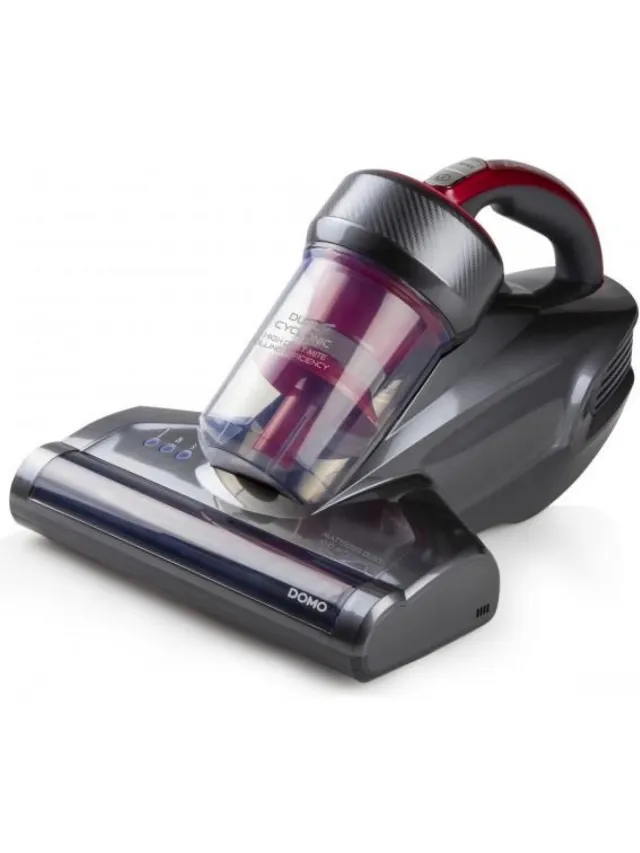 Domo DO234S Power Brush Mattress Dust & Mite Killer - Matras- en meubelreiniger - UV-reiniging - 700W Grijs