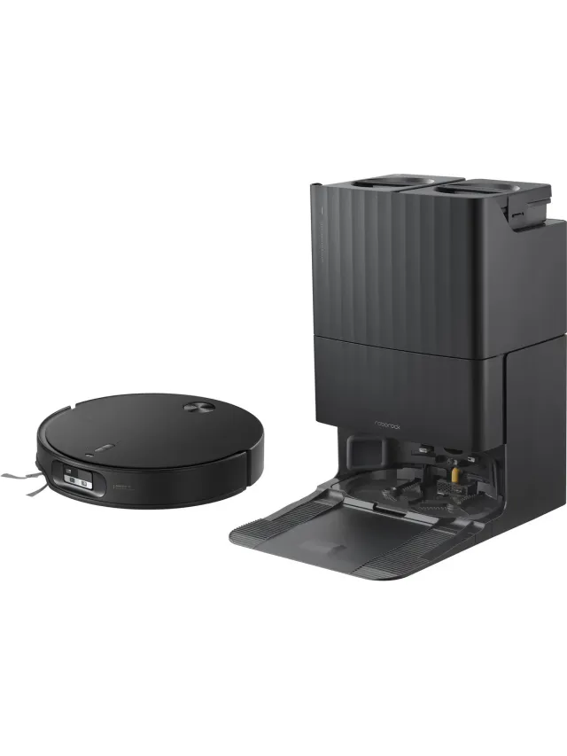 Roborock Qrevo Edge 2X Black | Robot en dweil | 25000Pa Zwart