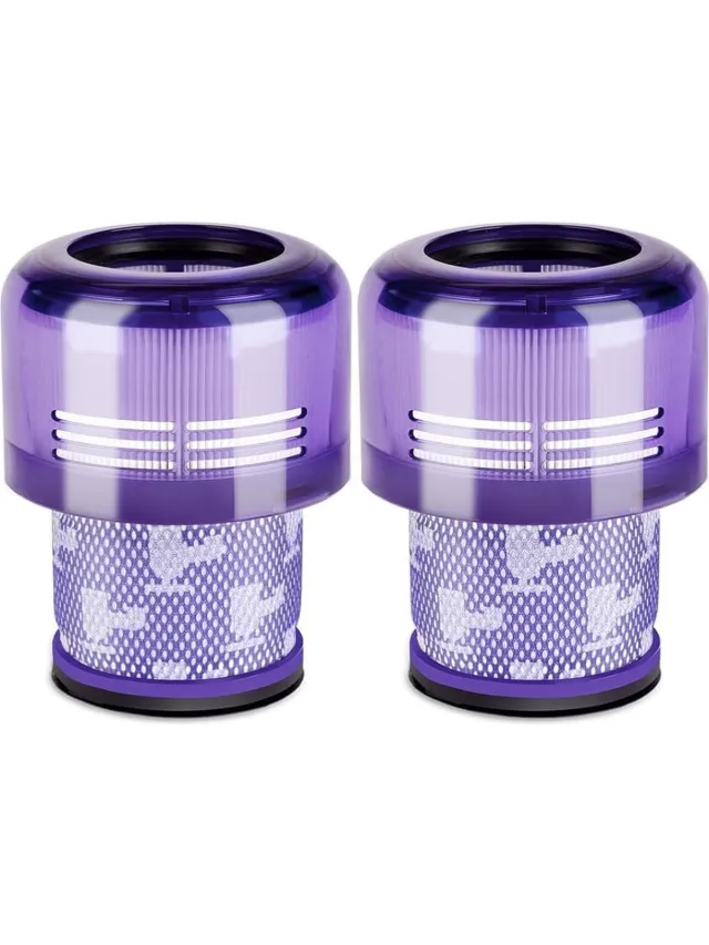 Promessa-Solutions 2 x HEPA filter geschikt voor Dyson V11 OUTSIZE - Promessa-Solutions Paars