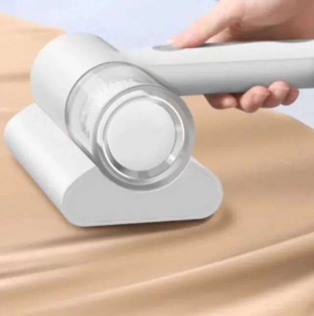 rimmo Draagbare Bedstofzuiger Met UV Mijt Verwijderaar – Schoonmaakmachine Voor Matrassen, Kussens, Banken & Kleding – Stofzuiger, UV Mijtverwijderaar, Schoonmaakapparaat, Bedreiniging,Allergieën Wit