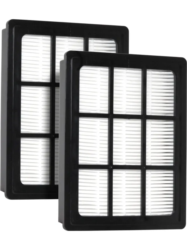 Dparts 2x Dparts hepa filter geschikt voor Nilfisk stofzuiger - voor Select / Power / Elite series - Allergy Special Super - P10 P12 P20 P40 - VP300 VP600 VP930 - stofzuigerfilter allergiefilter hepafilter - nr. 1471250500 Zwart