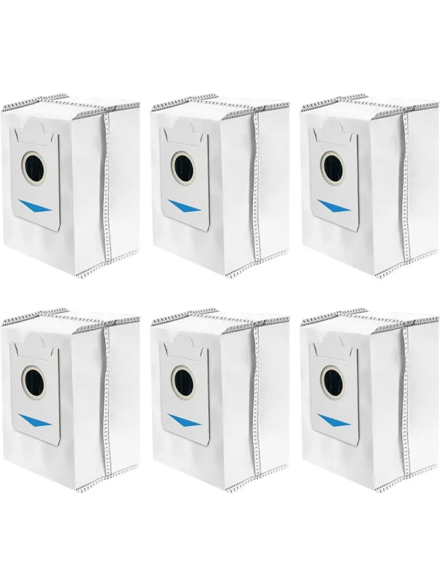 Inf Stofzuigerzakken Geschikt voor Ecovacs Deebot X2 Omni, 6-pack