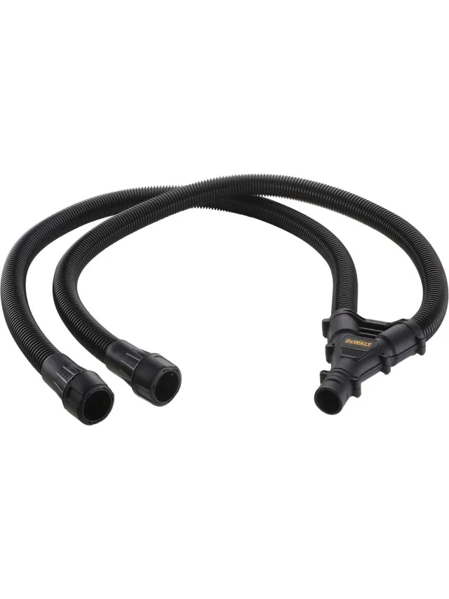 DeWalt AirLock Stofafzuigset Y-Splitter - DWV9470 Zwart