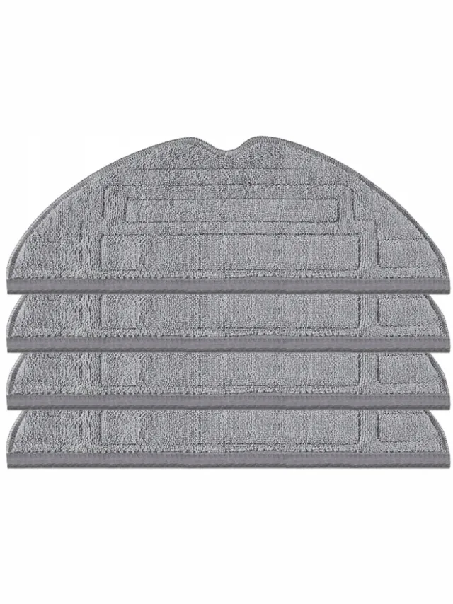 AreoSe Dweilpads voor Roborock S7 Maxv / S8 / S8 + / S8 Pro Ultra - 4 stuks