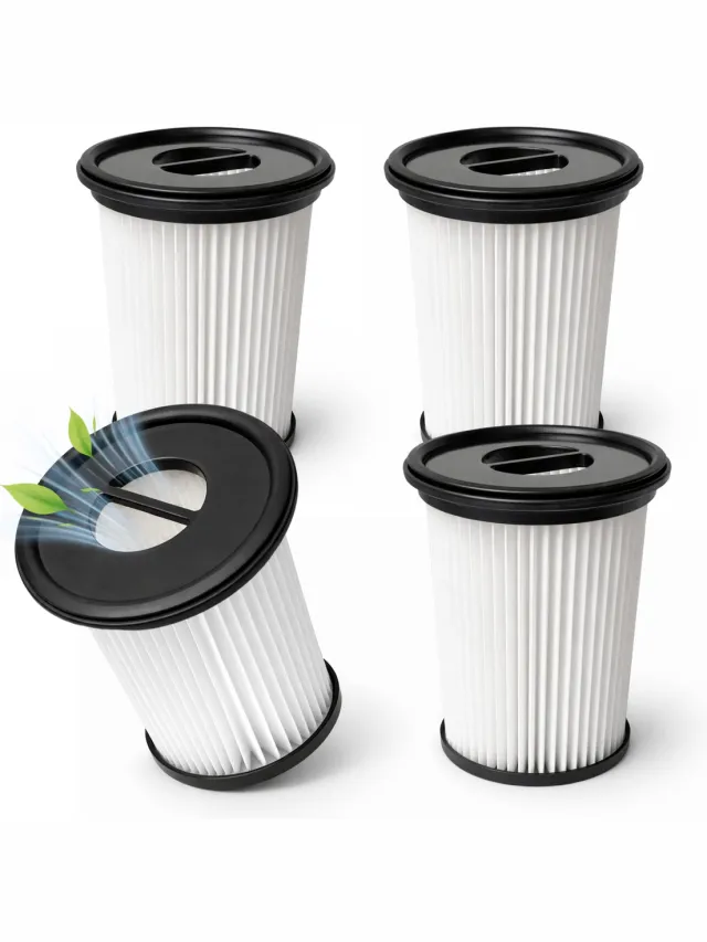 MYBOT Steelstofzuiger HEPA Filters - Geschikt voor S8 Ultra - 4 Stuks