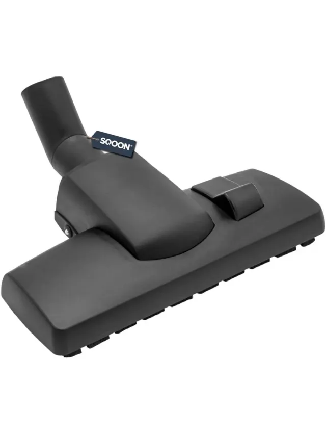 SQOON Combi Zuigmond Delta - Met loopwiel - 32mm Zwart