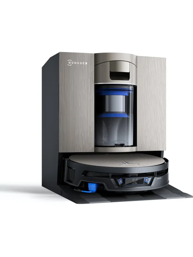 Ecovacs X12S OmniCyclone Robotstofzuiger met dweilfunctie - Vlekkenspray - Tapijtreiniging - Zakloos Gold
