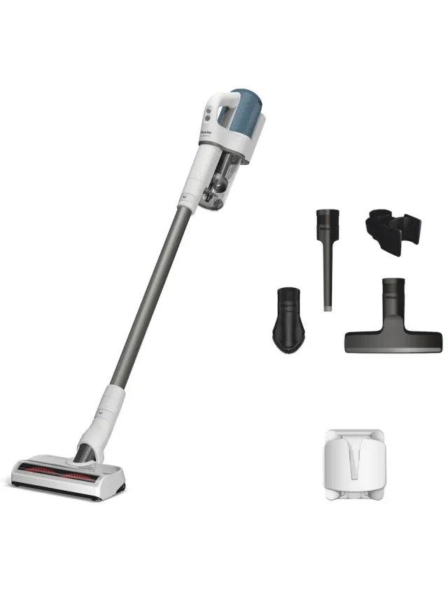 Miele Duoflex HX1 steelstofzuiger wit Blauw