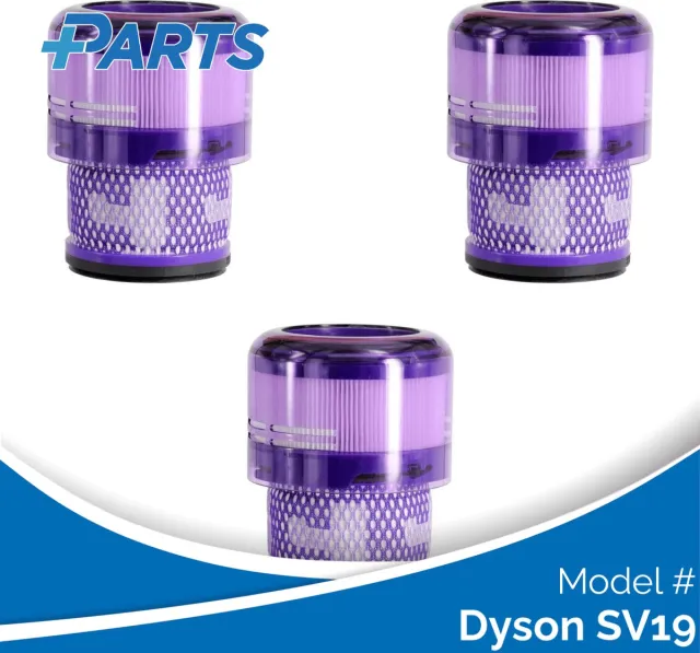 Plus.Parts Dyson SV19 Filters (3 Stuks, Plus.Parts® alternatief voor 965241-01) Overig