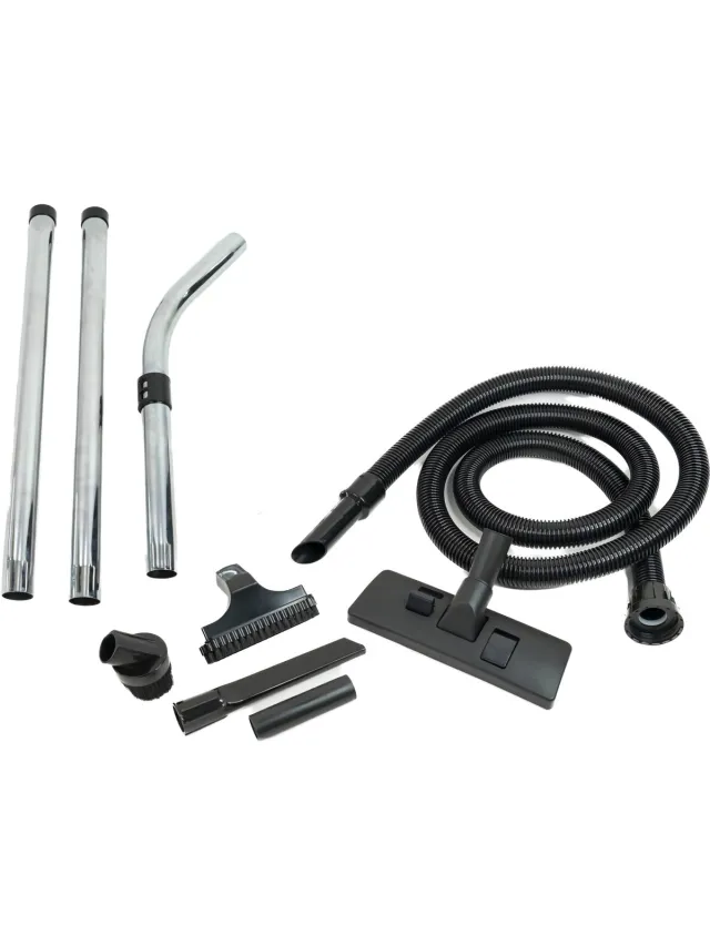 Somstyle Accessoires Set Geschikt voor Numatic 32 MM - Vervangende Stofzuiger Onderdelen - Zwart / Zilverkleurig