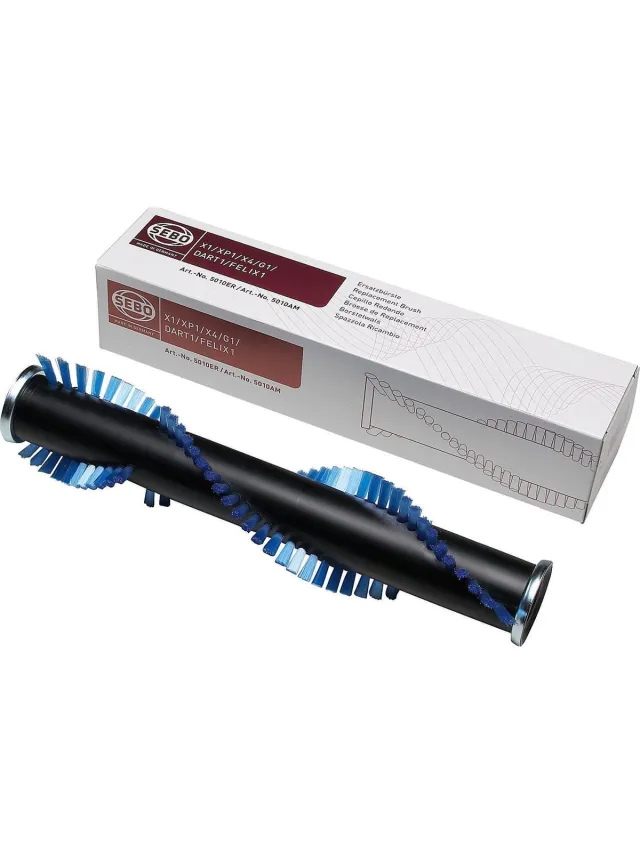 Sebo 31cm borstelwals voor borstelstofzuiger - series X1, XP1, X4, G1, DART 1, FELIX 1 Premium - stofzuiger borstel 5010ER - 5010AM Grijs