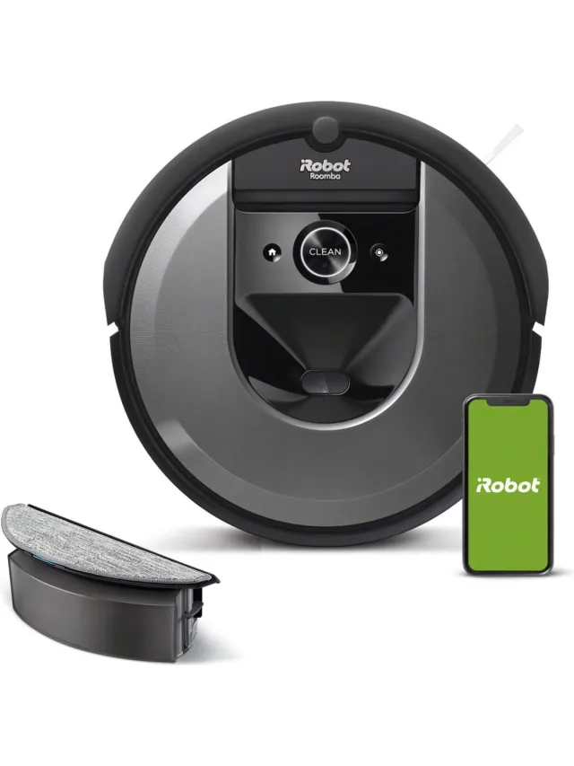 Irobot Roomba Combo® i8 - Robotstofzuiger met Dweilfunctie - Met Laadstation - Ideaal voor Huisdieren - i8178 Donkergrijs