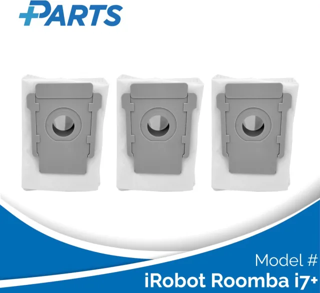 Plus.Parts iRobot Roomba i7+ Stofzakken (3 Stuks, Plus.Parts® alternatief voor 4626194 / 4640235) Overig