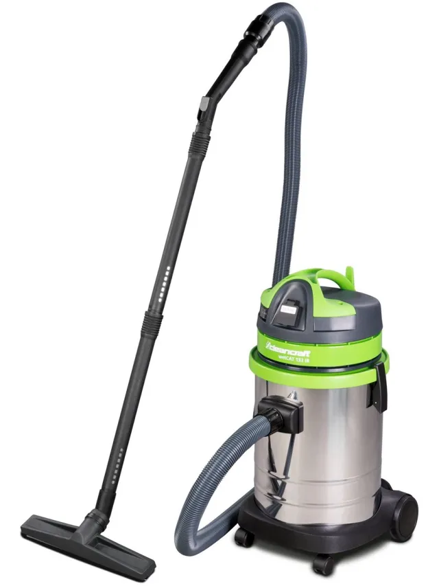 Cleancraft Nat- en droogzuiger met automatische start - 33 liter roestvrij stalen tank - 1 motor 1 kW 230 V - 72 dB(A) - Geproduceerd in Eu neutraal