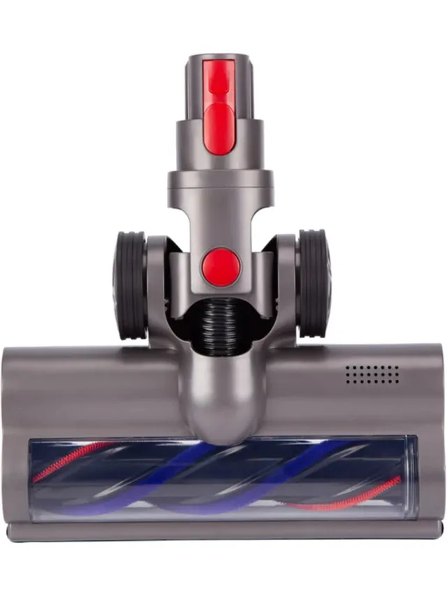 TocMoc Borstel Hoofd Elektrische Turbo Fluffy Floor Roller Voor Tocmoc t200/T185 Moosoo Zedar S600 Stofzuiger Borstel Onderdelen Accessoires met Led-verlichting Grijs