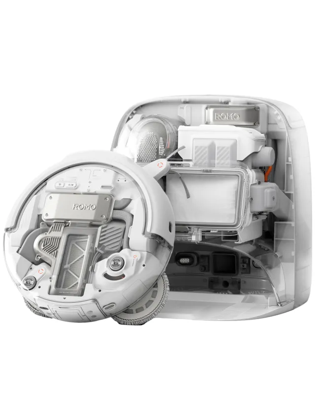Dji Romo P (water Tank Version)(eu) - Robotstofzuiger Met Dweilfunctie Transparant