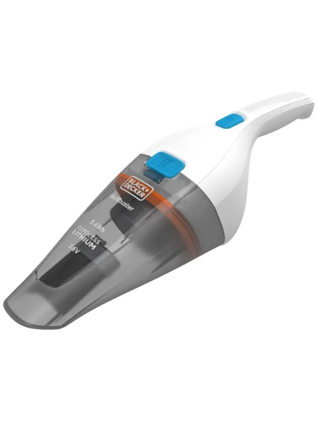 Black & Decker Black&Decker NVC115JLEW-QW kruimeldief handstofzuiger wit
