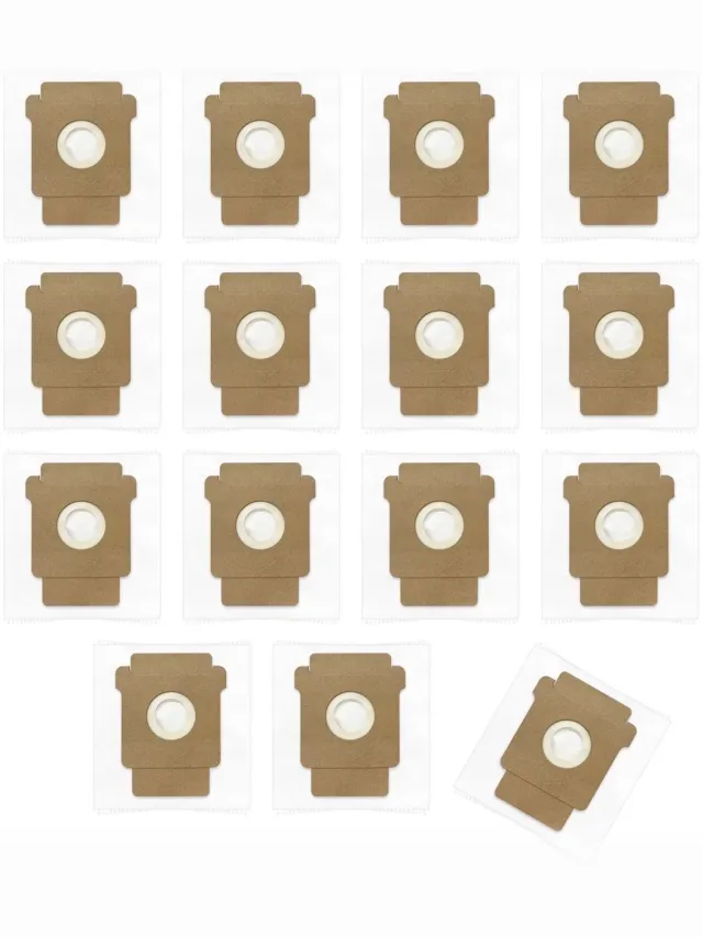 Plus.Parts iRobot Roomba 105, 405, 505 en 705 Serie Stofzakken (15 Stuks, Plus.Parts® alternatief voor 4849916) Overig