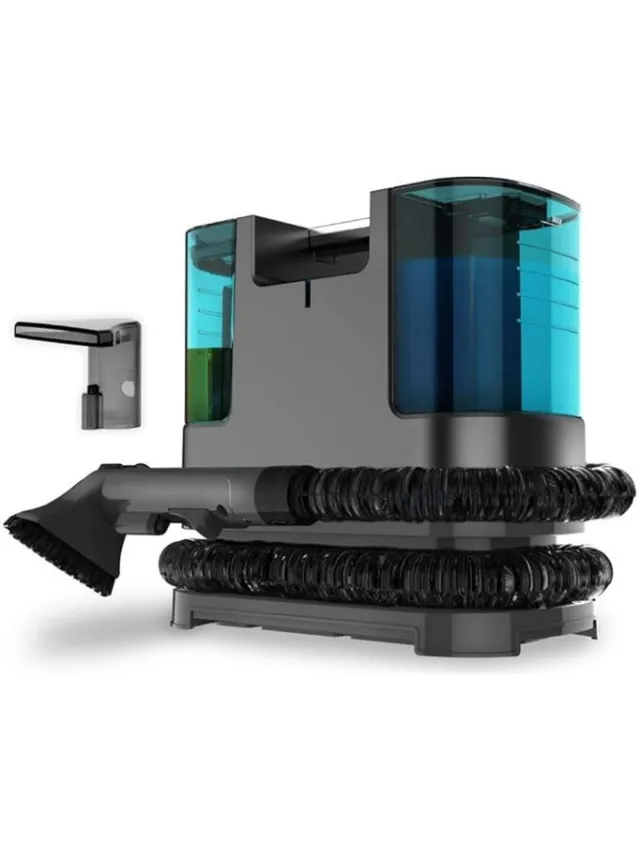 GUTEC Meubelreiniger Apparaat 3-in-1 - Tapijtreiniger Machine Vlekkenreiniger Met Dubbel Waterreservoir 1.7L - Stofzuiger Bank Reiniger ‎Grey