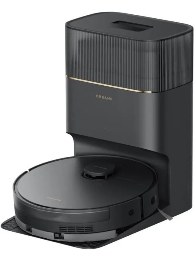Dreame D20 Pro Plus - Robotstofzuiger met Dweil en Automatisch Leegstation - 13.000 Pa Zuigkracht - Anti-haarverstrikkingstechnologie - Zwart