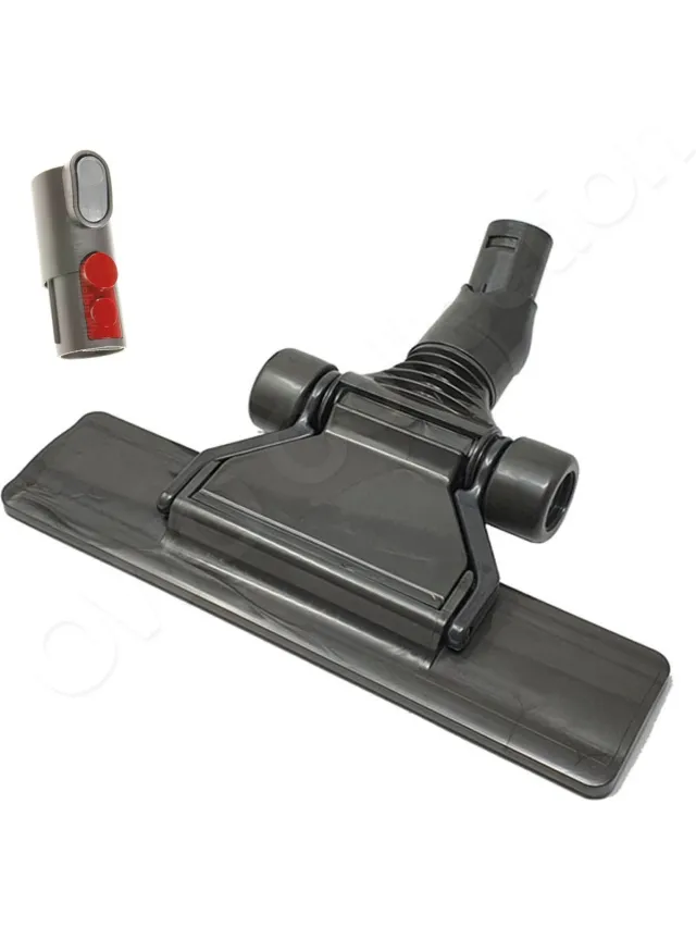 Owo collection Flat out platte borstel zuigmond geschikt voor Dyson V7 V8 V10 V11 V15 (SV10 SV11 SV12 SV14 SV22) grijs