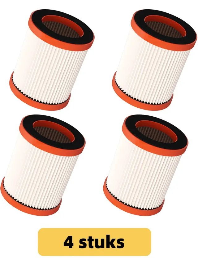 Fukstern HEPA-filter voor Draadloze Steelstofzuiger - Alleen compatibel met onze XL312 serie Goud