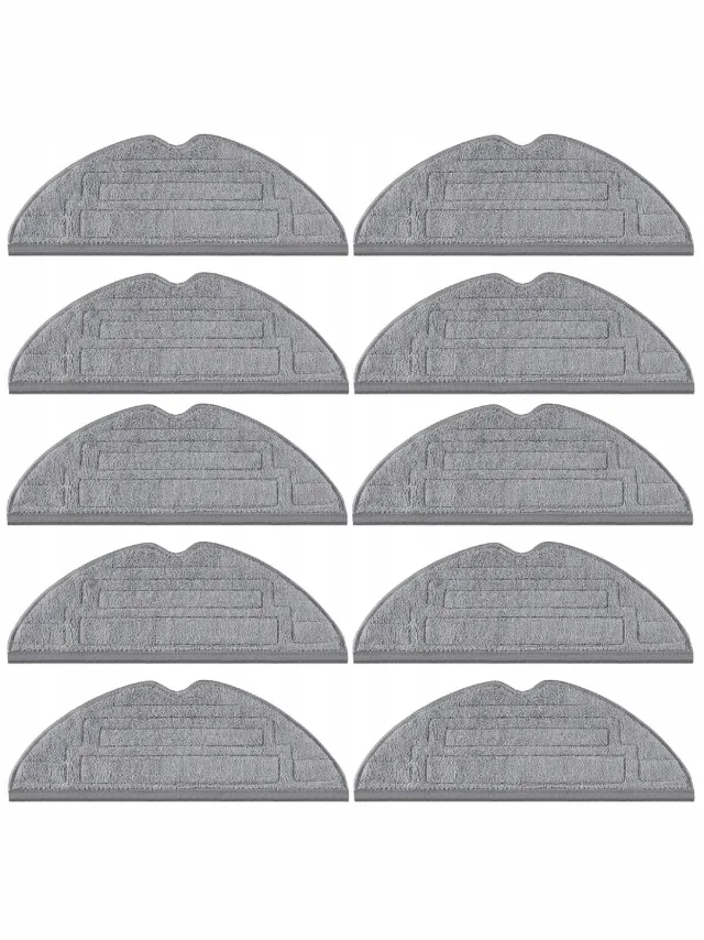 AreoSe Dweilpads voor Roborock S7 Maxv / S8 / S8 + / S8 Pro Ultra - 10 stuks