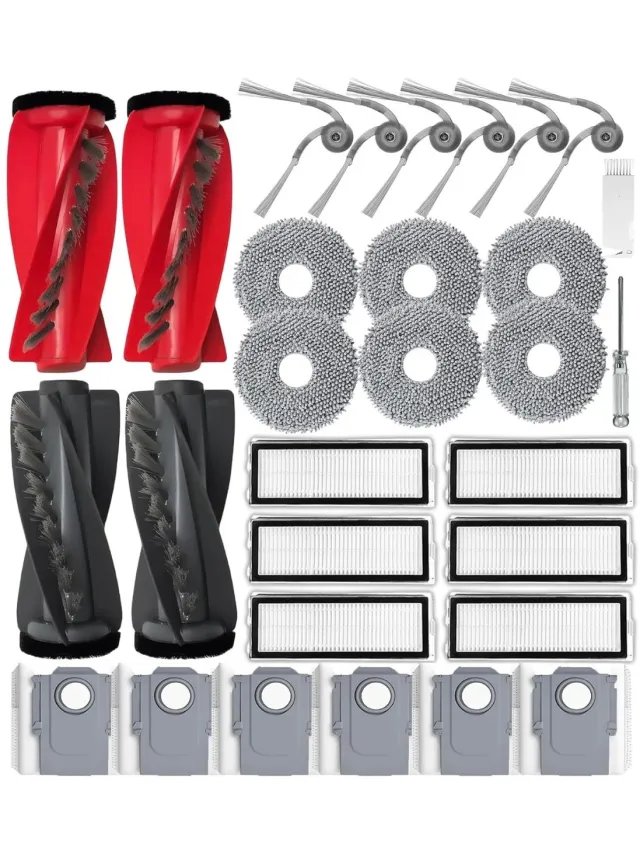 Inf Qrevo Robotstofzuiger Vervangingsaccessoires Kit - Hoofdborstels, Filters, Dweilen en Meer