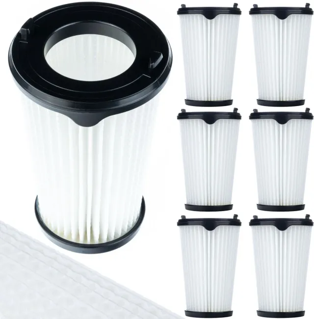 Rosfix Vervangingsfilter EF150 Set 6x - HEPA 11 Wasbaar Polyester - Geschikt voor Electrolux AEG Multicolor