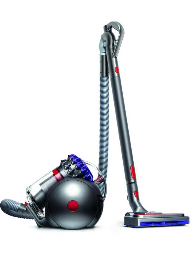 Dyson Big Ball Parquet 2 - Stofzuiger zonder zak - Geschikt voor alle vloertypes - Laag geluidsniveau Nikkel/Grijs