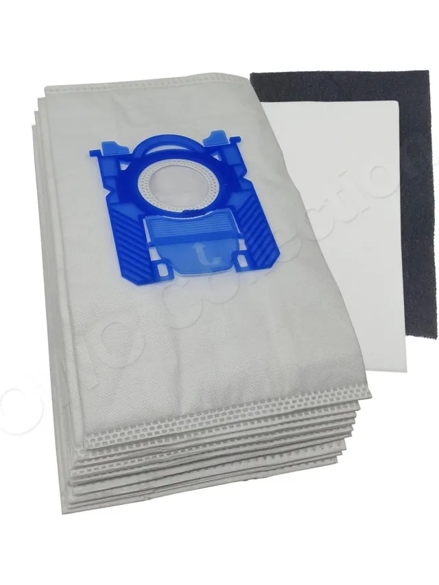 Owo collection Stofzuigerzakken S-BAG SBAG microvezel 10 zakken + 2 filters Geschikt voor Philips - Electrolux - AEG - Tornado - Volta - stofzakken