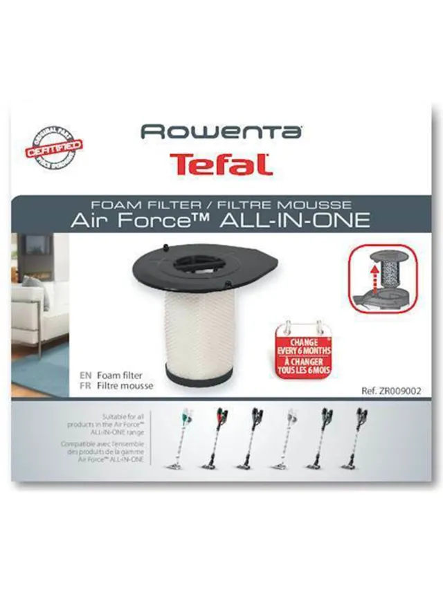 Rowenta FILTER AIR FORCE - ZR009002 Zwart, Wit