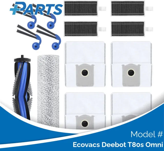 Plus.Parts Ecovacs Deebot T80s Omni Onderhoudsset (Plus.Parts® alternatief voor DKT100221) Overig