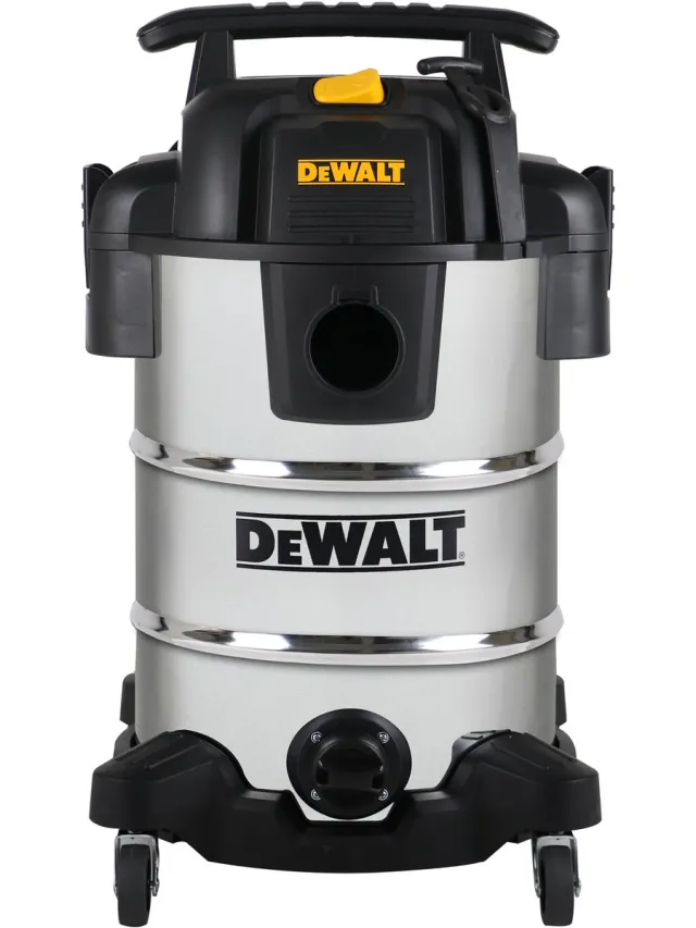 DeWalt DXV30SA - Industriële Stofzuiger - 30L - 1050W - RVS Tank Zwart