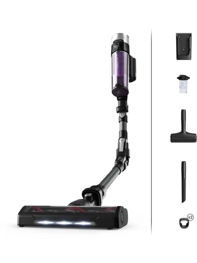 Rowenta X-Force Flex 9.60 RH2038 - Steelstofzuiger - Draadloos - 100 Airwatt - Allergiefilter - Flexibel Zwart