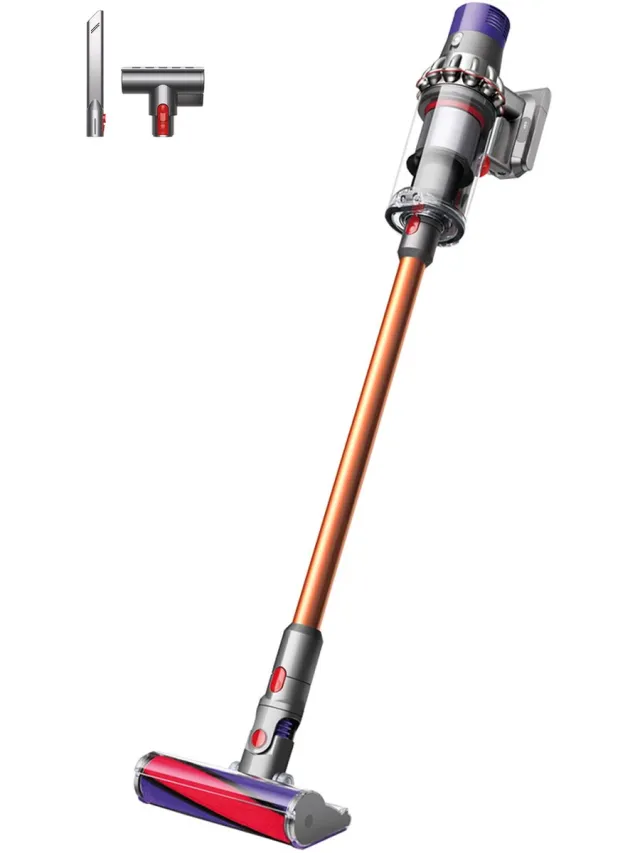 Dyson V10 Fluffy Cyclone - Steelstofzuiger - Draadloze stofzuiger - Nikkel / Koper